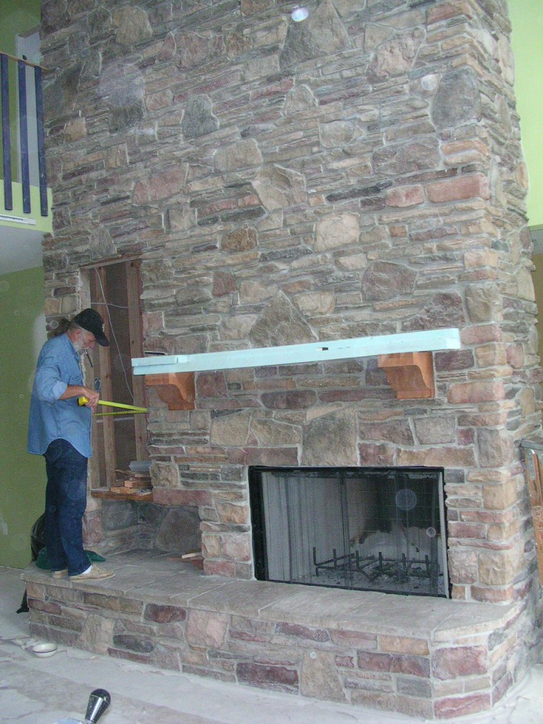 Fireplace Remodel - Before