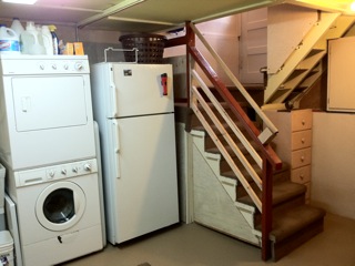 Basement Remodel Laundry & Stairs